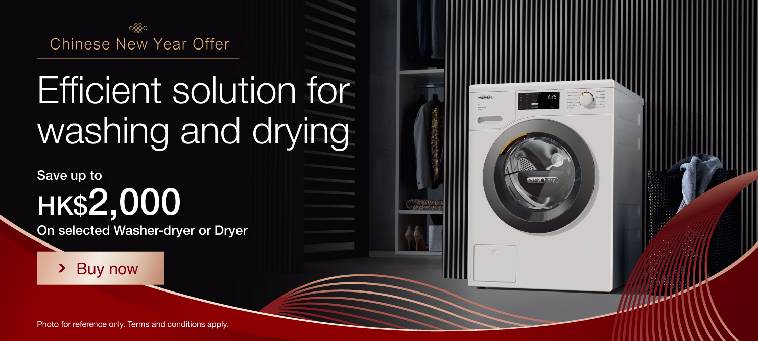 Save up to $2,000 for Miele's washer-dryer & dryer 